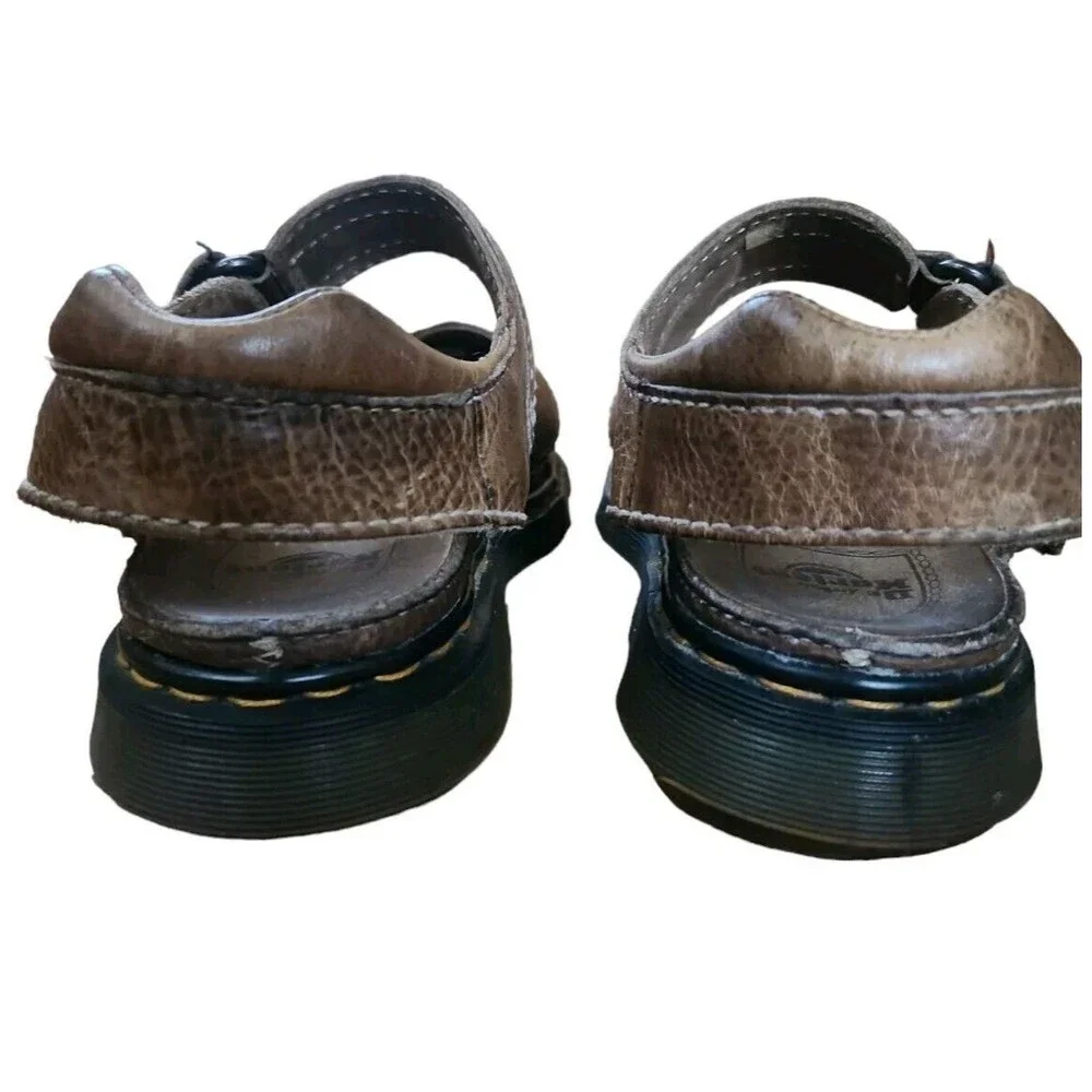 Dr. Martens Vintage 90s Chunky Sandal Men's Size 11 US Y2K Brown Leather Airwair